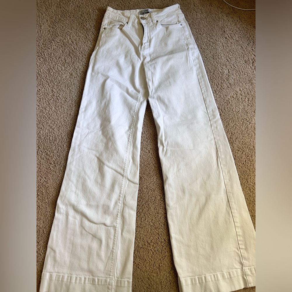 High rise White Jeans